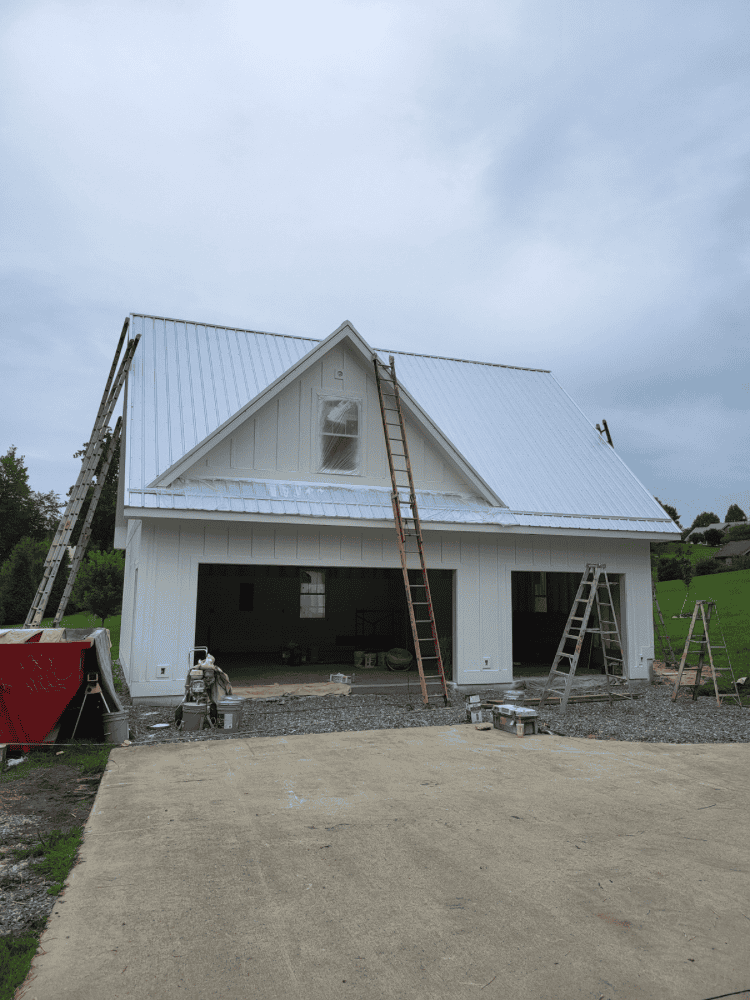 Adding Galvanized Roof To Garage