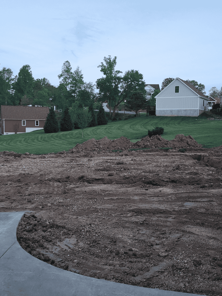 Before Garage Being Built