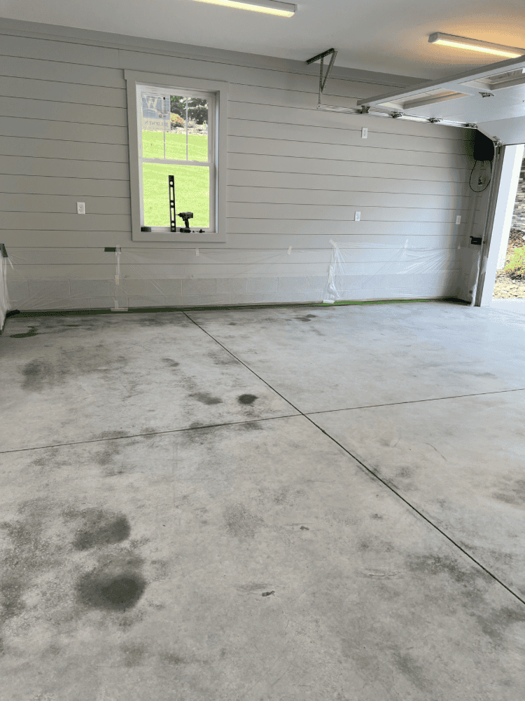 Before Painting Garage Floors