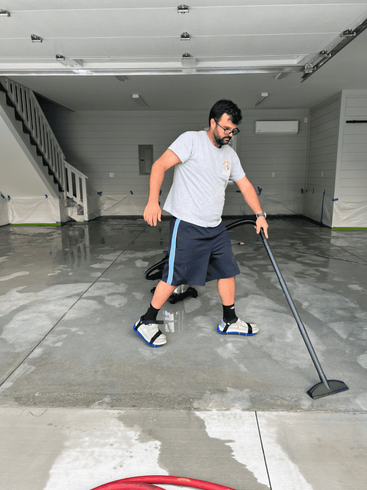 Cleaning Garage Floors