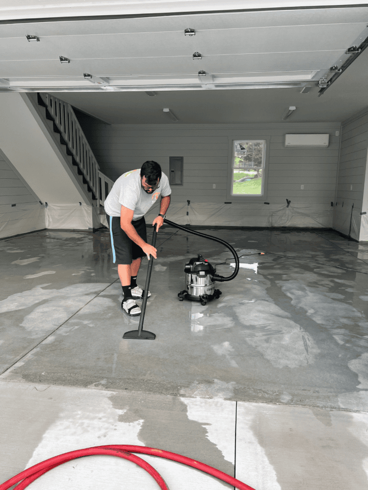 Cleaning Out Garage Floors