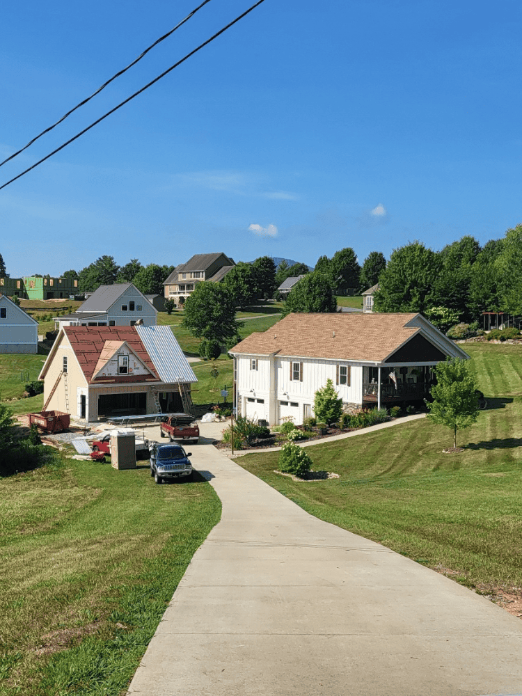 Detached Garage By House