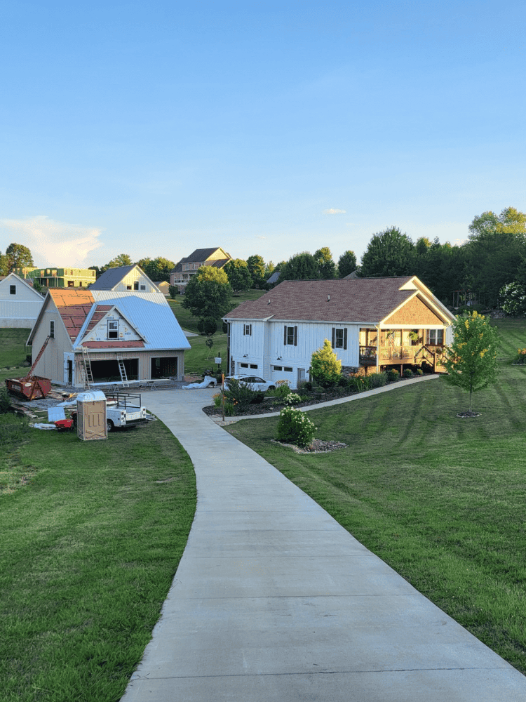 Detached Garage in Process