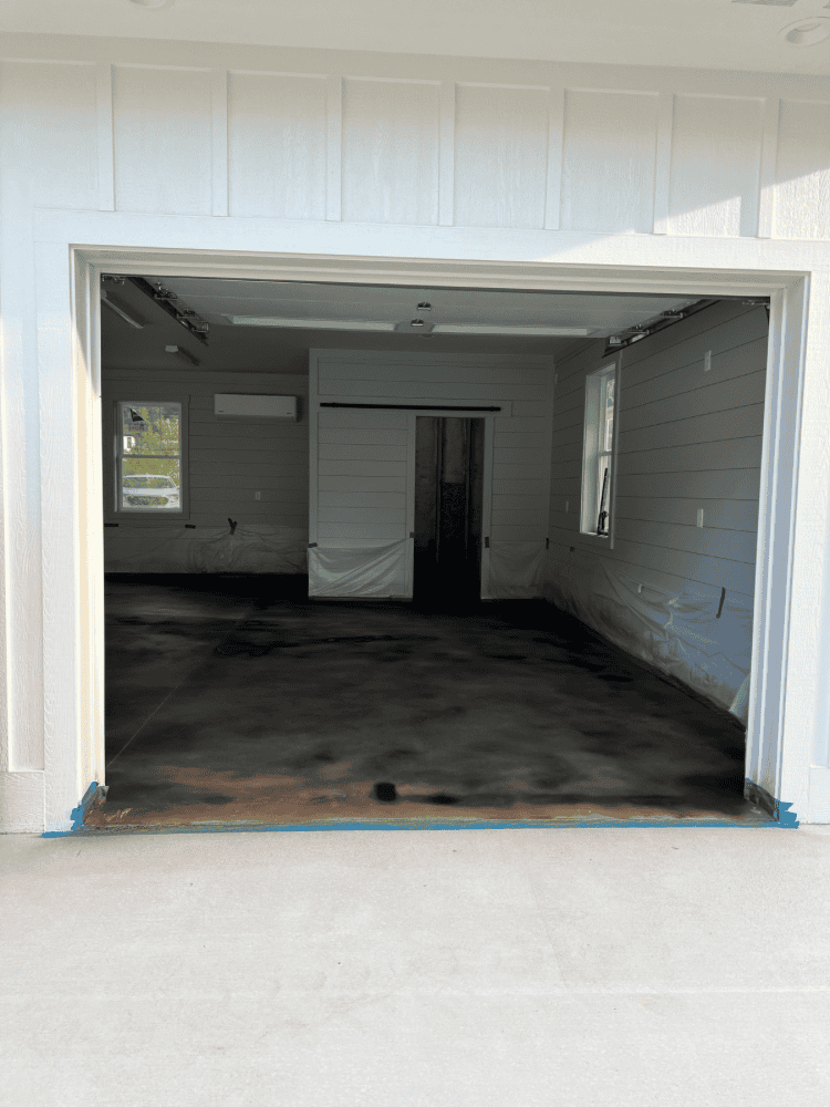 Drying Garage Floors