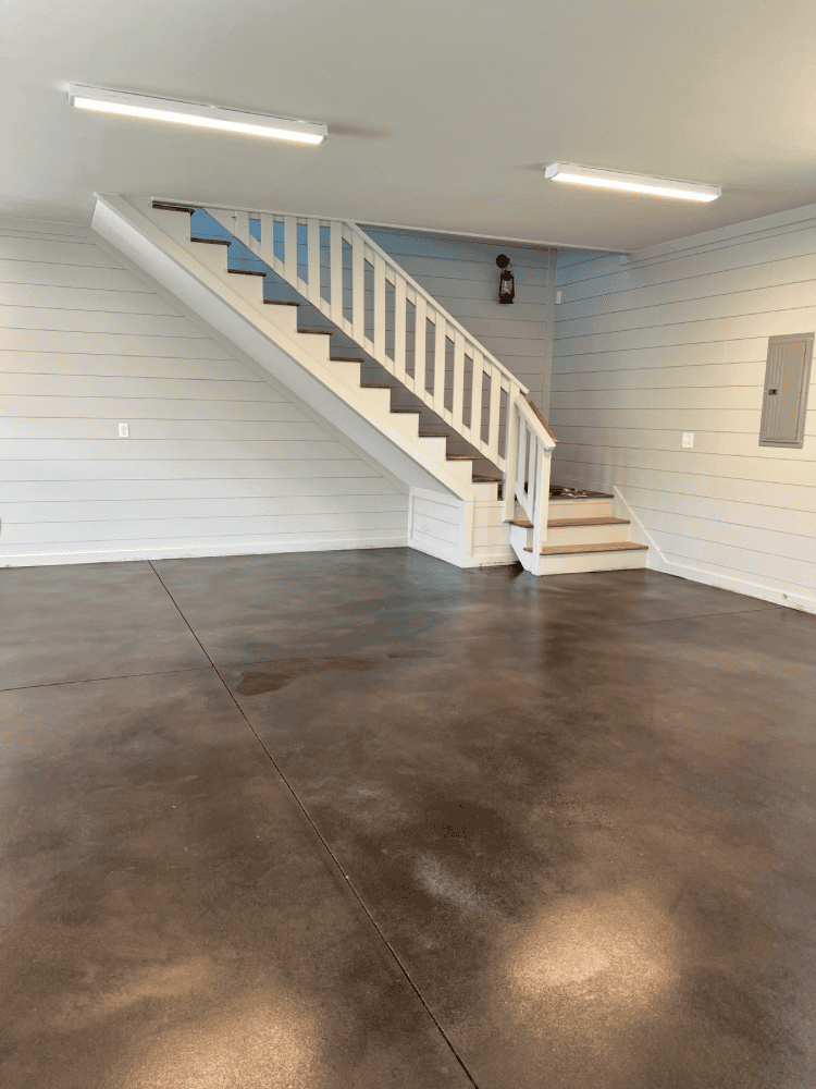 Finished Painted Garage Floors