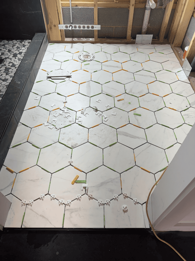 Garage Bathroom Floor