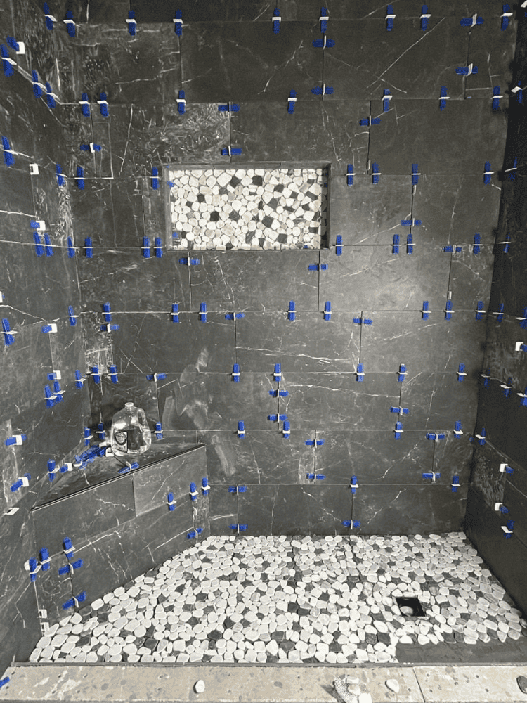Garage Shower Tile