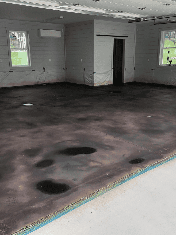 Letting DIY Garage Floors Dry