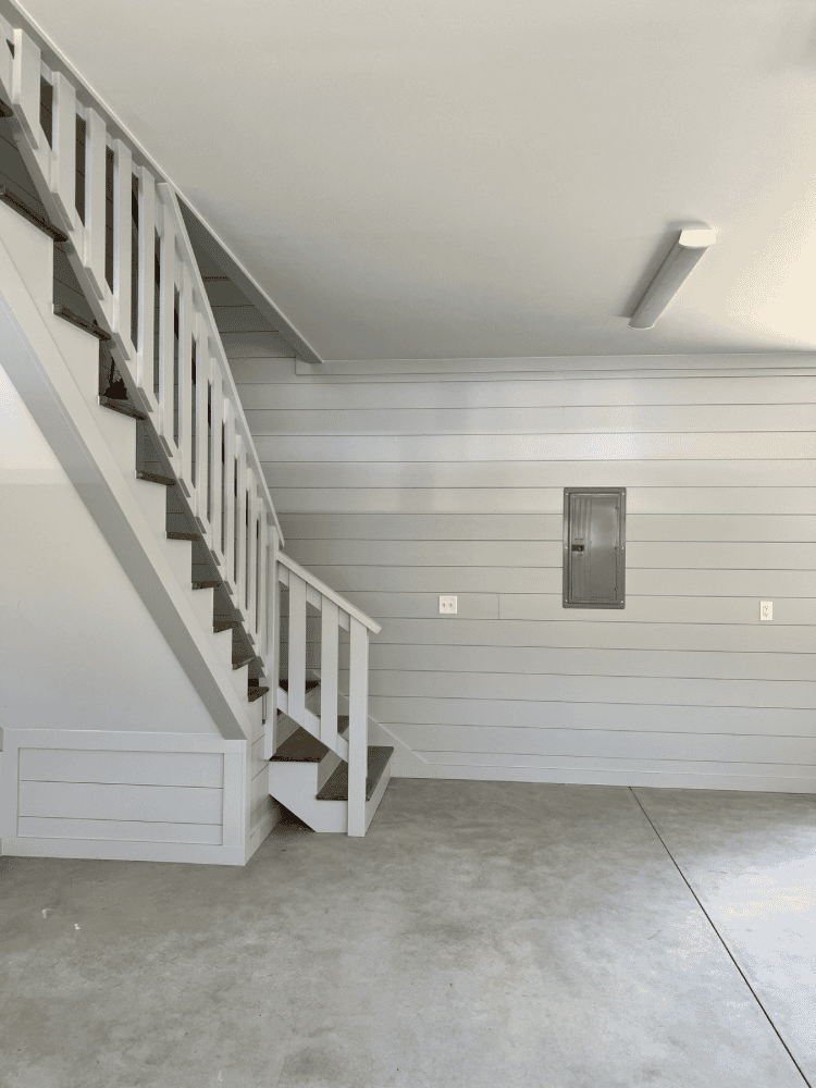 Stairs in Garage