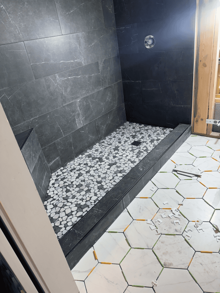 Tiling Garage Shower