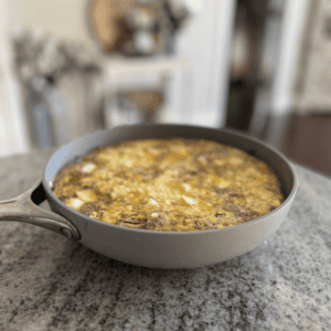 After Baking Frittata