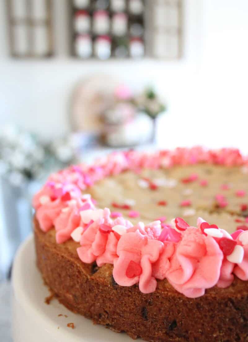 Valentines Cookie Cake Ideas