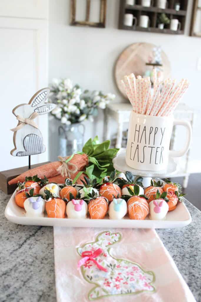 Easter Chocolate Covered Strawberries