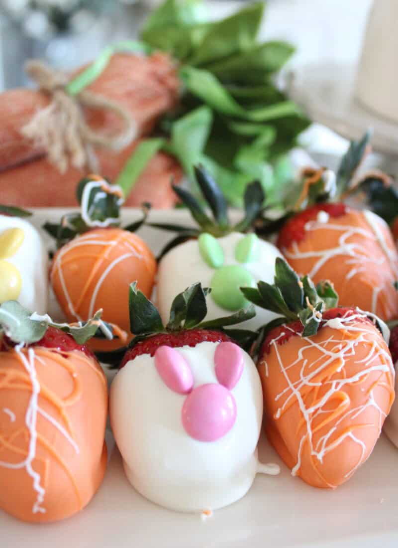 Easter Chocolate Covered Strawberries Ideas