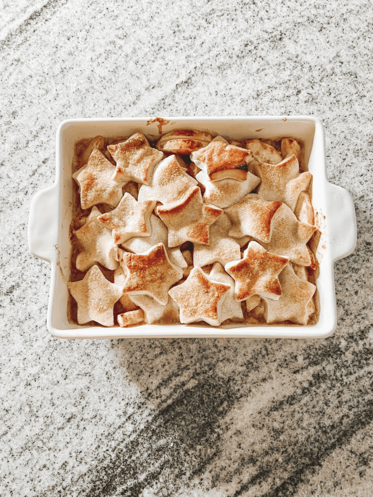 Apple Cobbler With Patriotic Crust