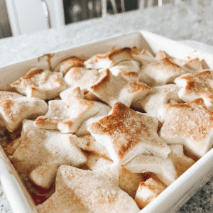 Finished Apple Cobbler