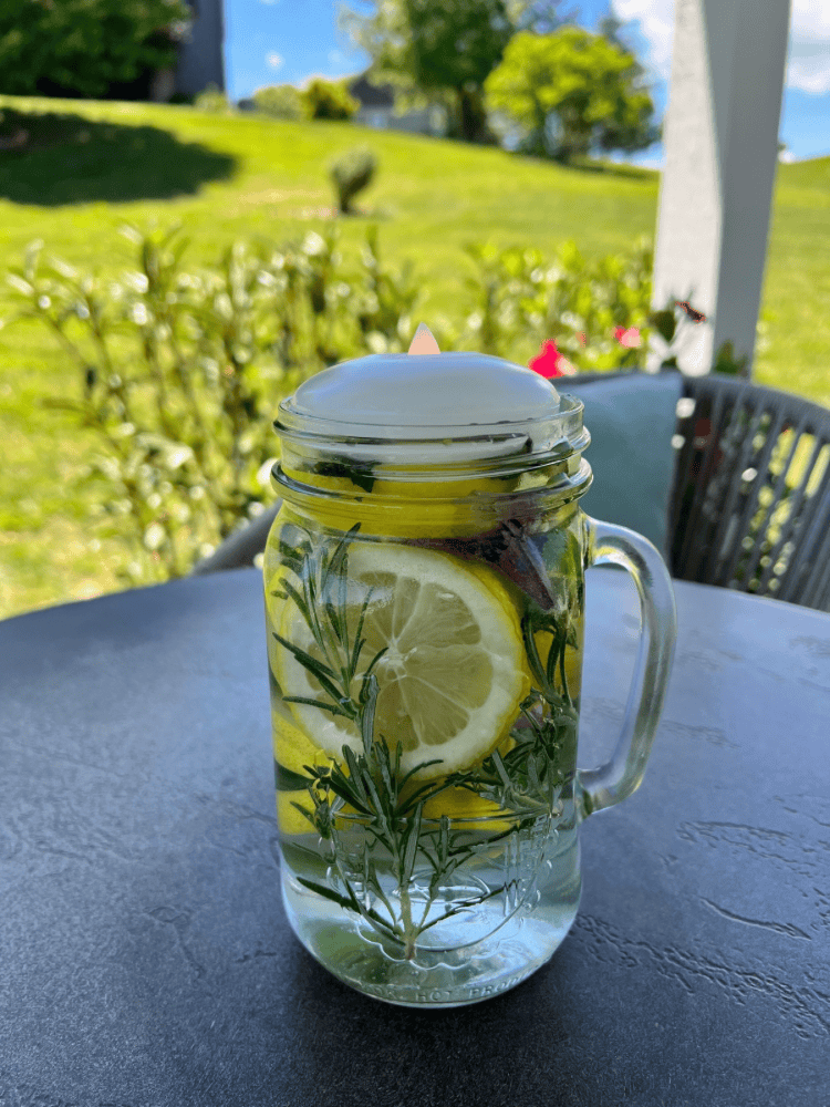 Finished Mosquito Repellent Jar