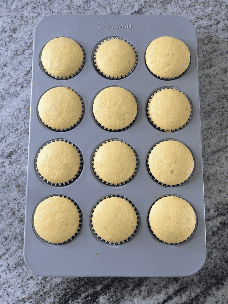 After Baking Cupcakes