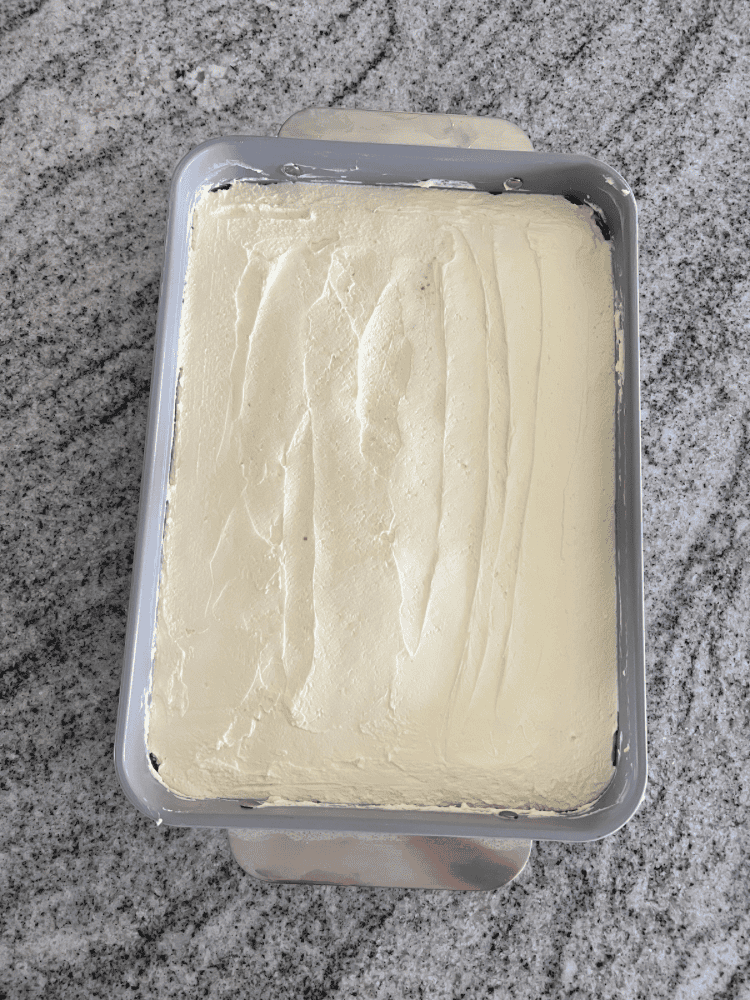 After Frosting Cake