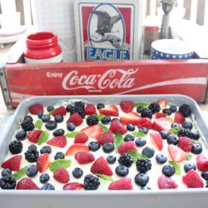 Berry Sheet Cake