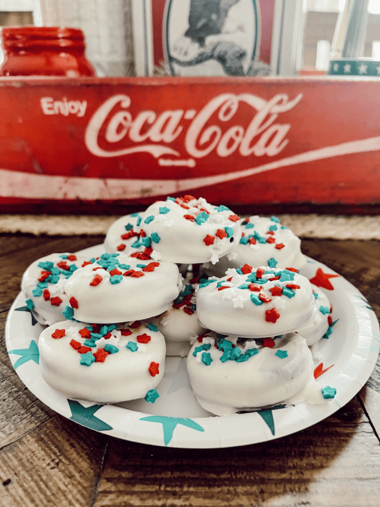 Finished Patriotic Oreos