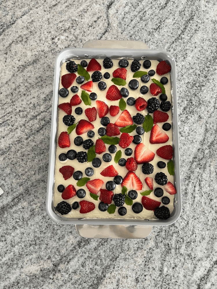 Patriotic Berry Cake