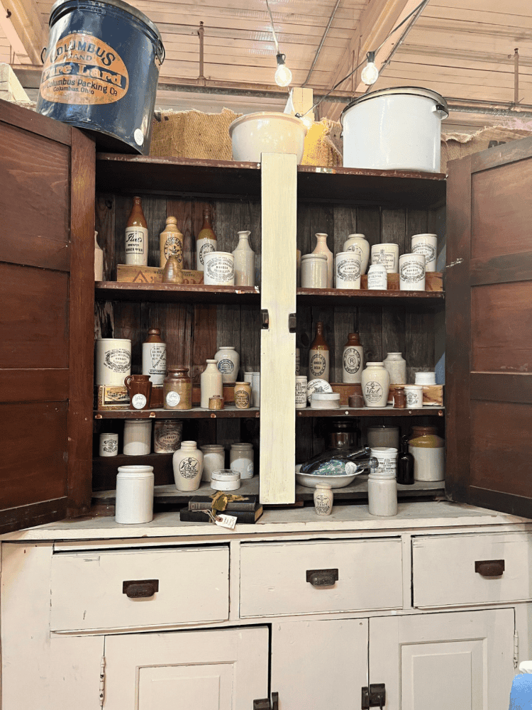 English Advertising Jars
