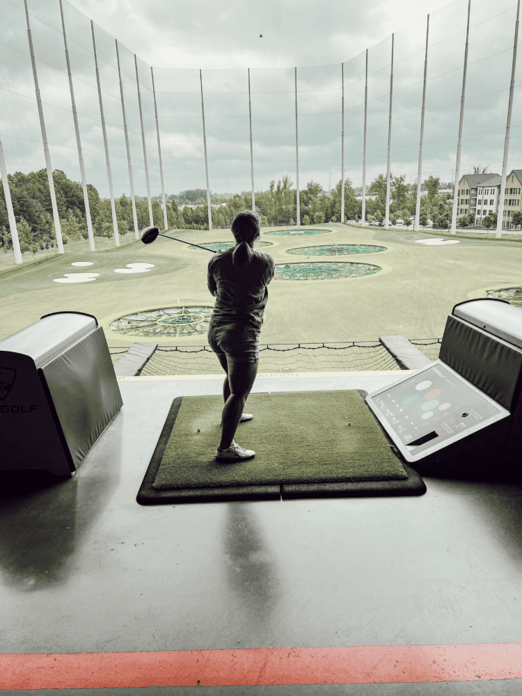 Golfing at Topgolf