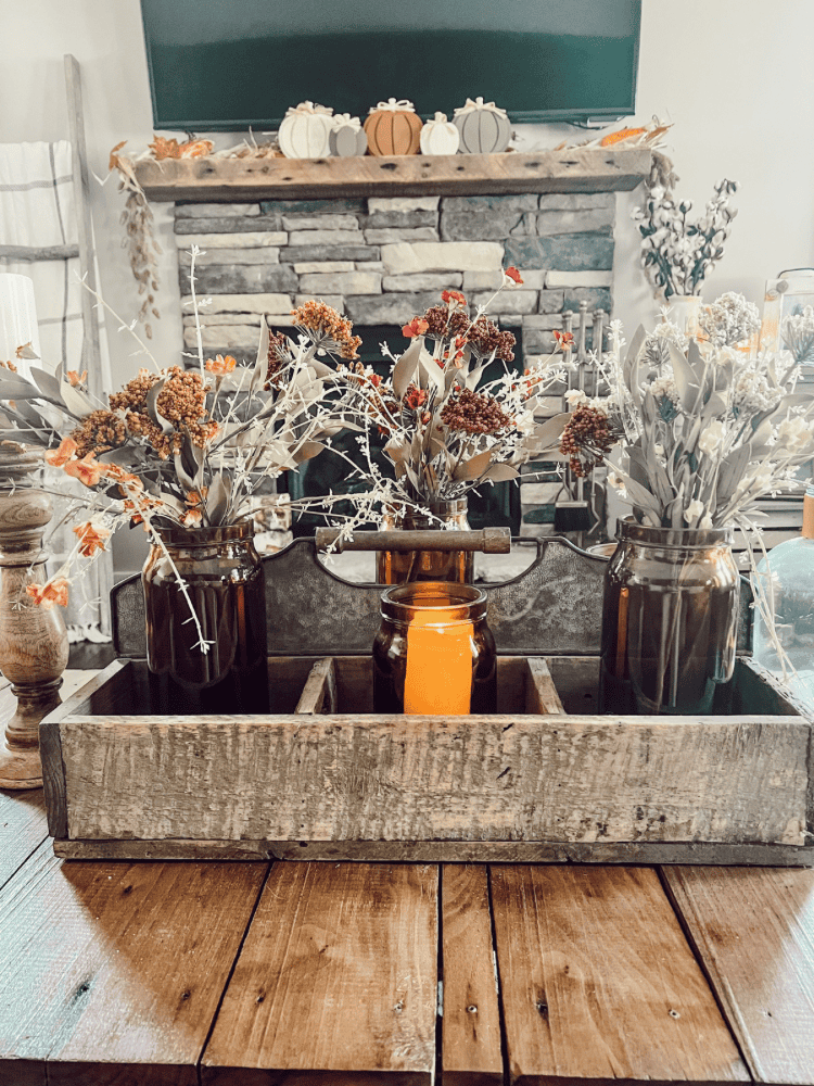 Fall Coffee Table Centerpiece