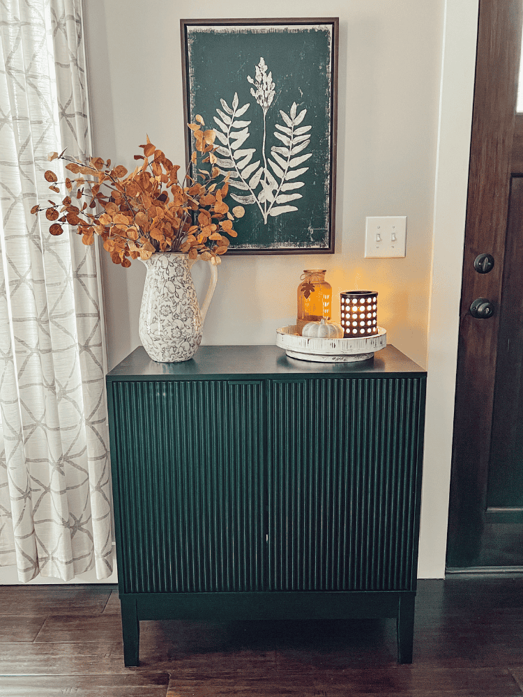 Fall Entryway Cabinet