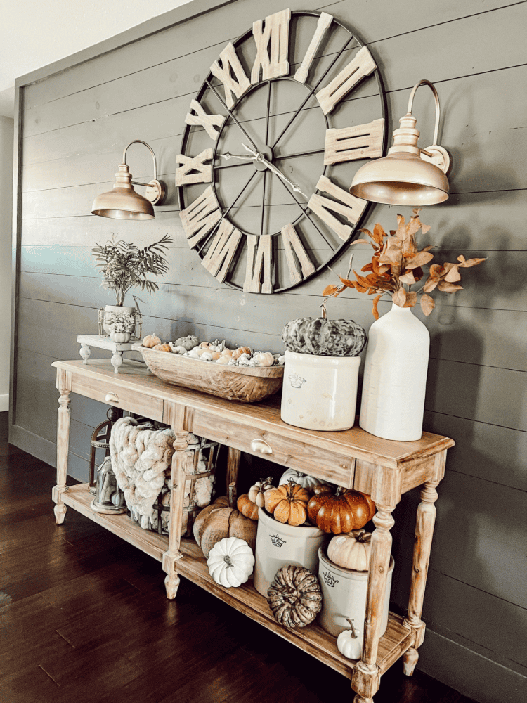 Fall Entryway Table
