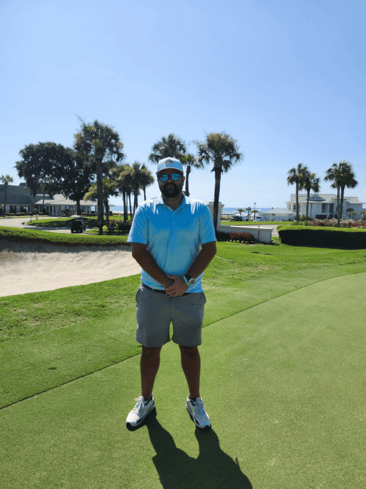 Golfing at the Beach
