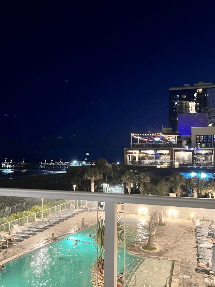 Ocean Enclave Night Time Views