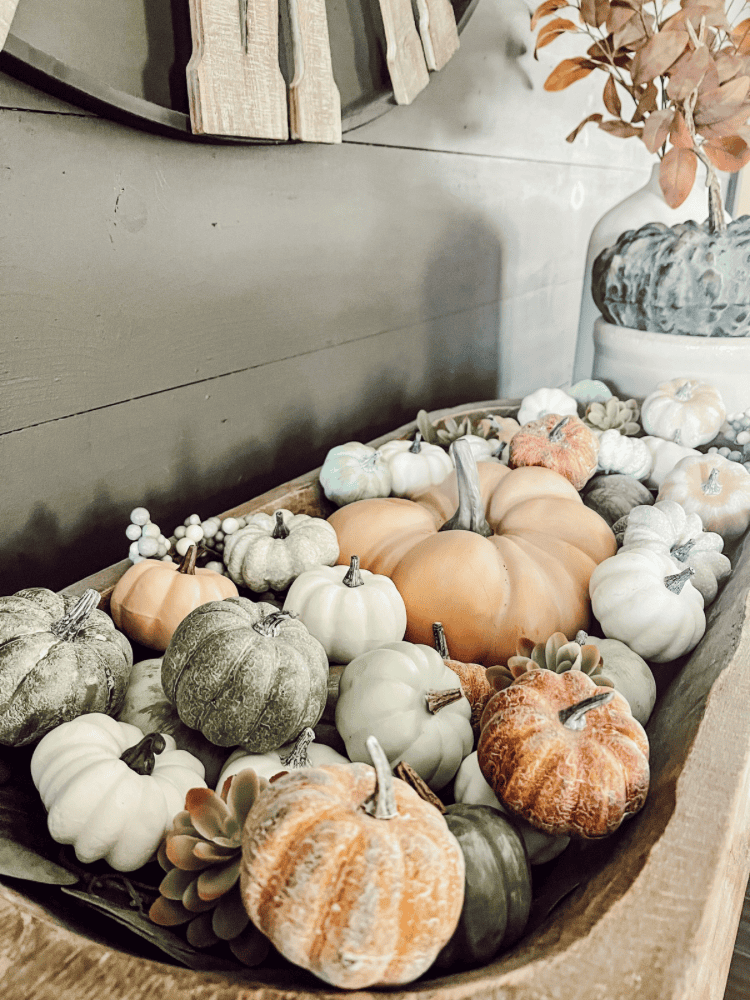 Pumpkins in Dough Bowl
