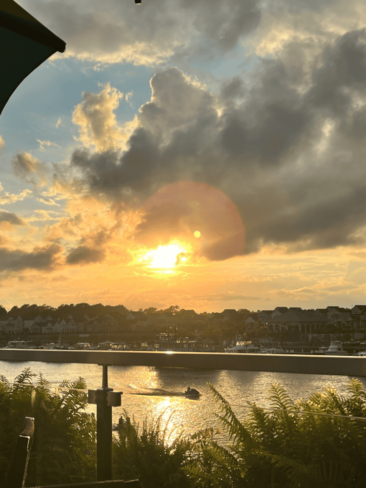 Sunset at Big Island Chill House