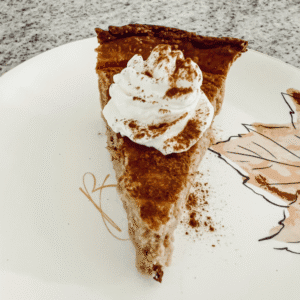 Apple Butter Pie With Cinnamon Whipped Cream