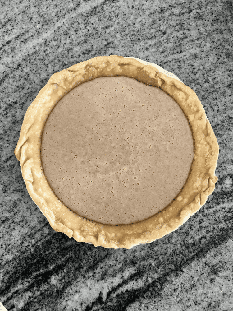 Before Baking Apple Butter Pie