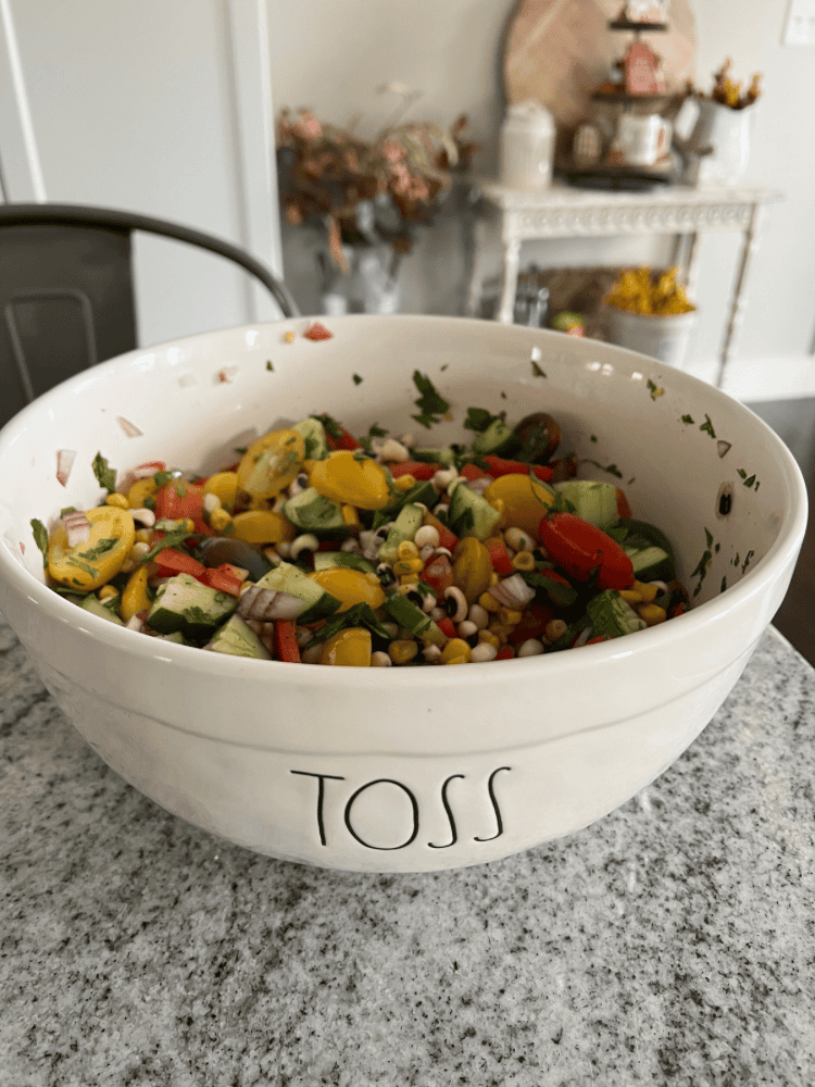 Easy Black Eye Pea Salad