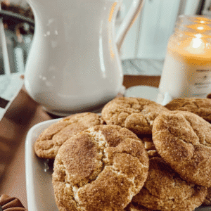 Easy Pumpkin Snickerdoodle Cookies