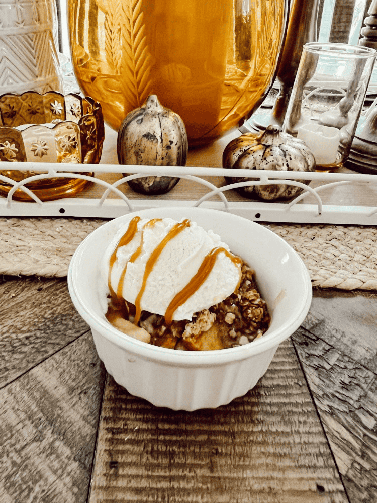 Finished Quaker Oat Apple Crisp Recipe