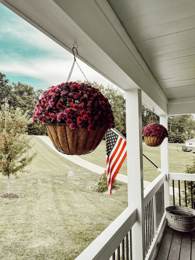 How To Make Your Own Hanging Basket For Fall