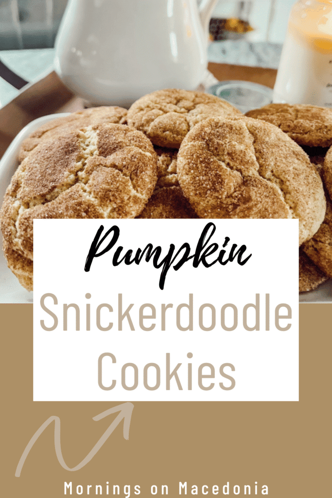 Pumpkin Snickerdoodle Cookies Recipe