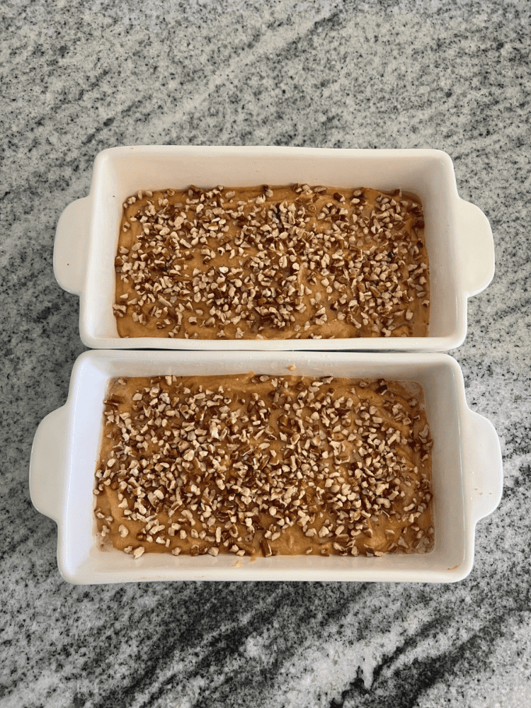 After Baking Pumpkin Bread