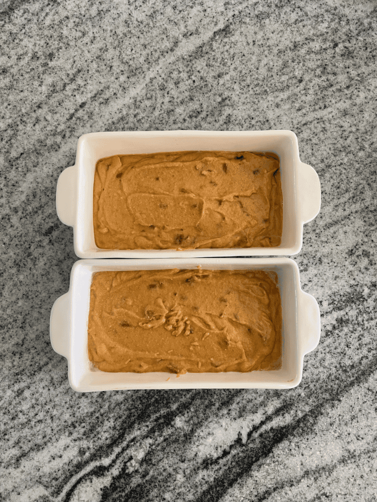 Before Baking Pumpkin Bread