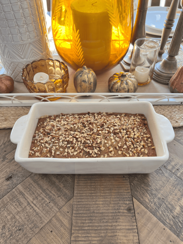 Finished Pumpkin Bread With Pecans