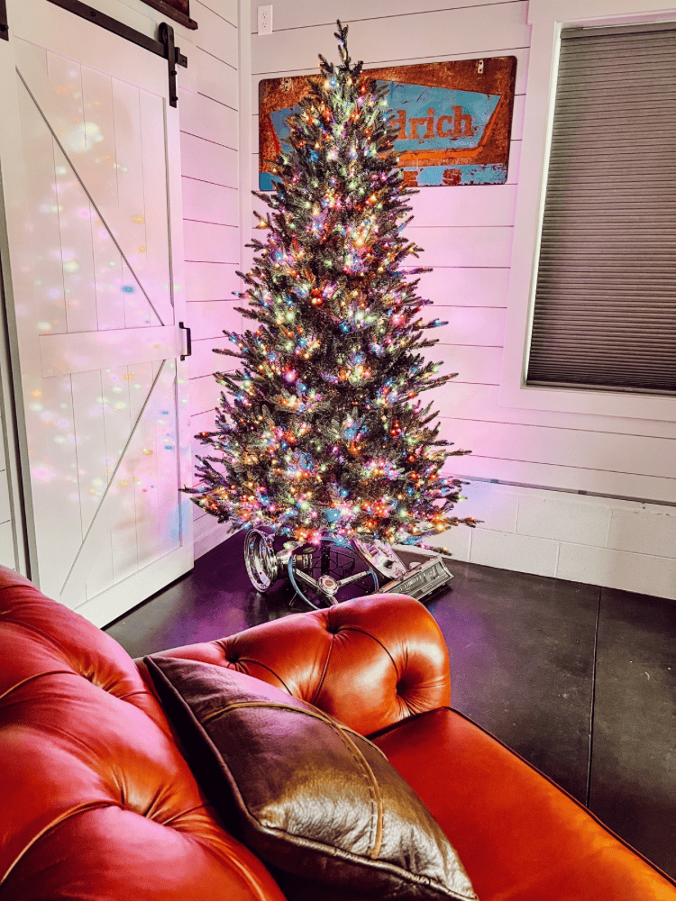 Garage Christmas Tree