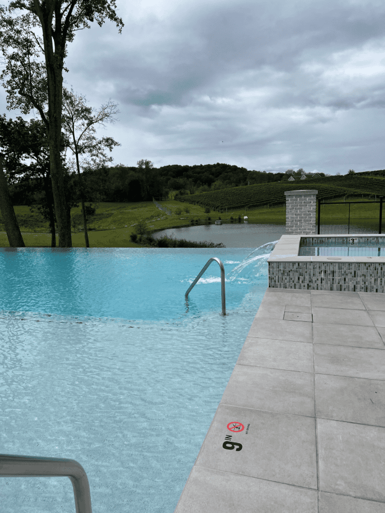 Infinity Pool and Hot Tub
