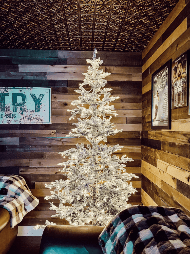 King of Christmas Tree Downstairs