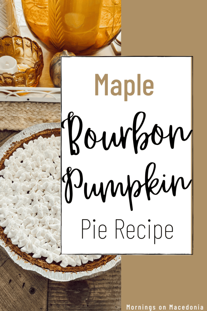 Maple Bourbon Pumpkin Pie Recipe