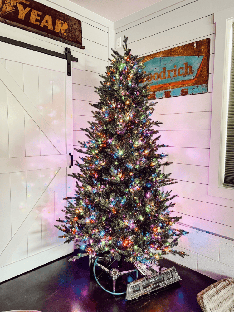 Multi Colored Lights on Tree